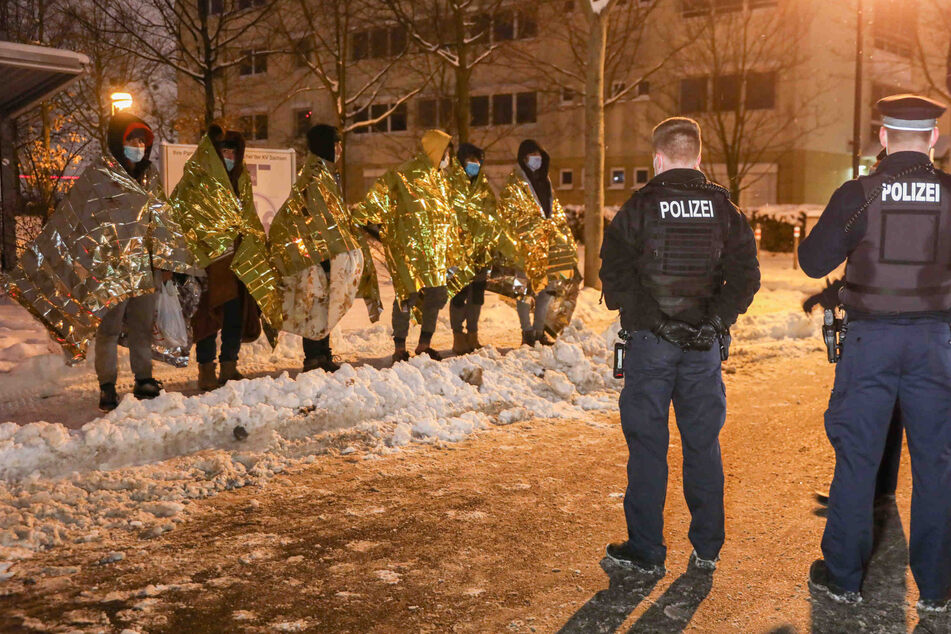 Sechs junge Flüchtlinge wurden in Dresden von der Polizei erwischt.