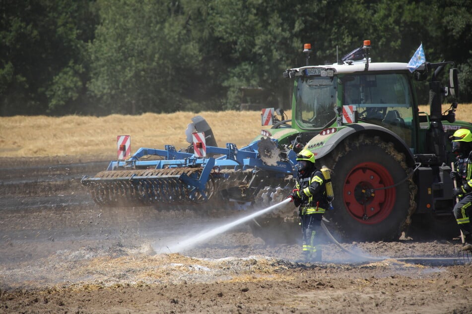 Die Feuerwehr konnte die Flammen löschen.