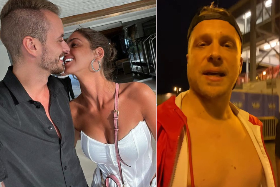 Oliver Pocher stichelt bei Instagram gegen Julian Claßen (29, l.) und seine neue Freundin Tanja Makarić (25).