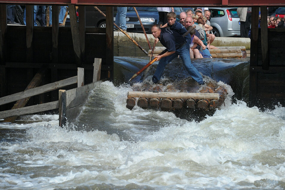 Die Floßfahrten auf der Wilden Rodach waren immer ein großer Tourismusmagnet. (Archivbild)