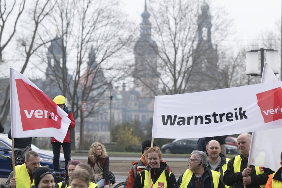 Eine Mobilität für alle wurde am Freitag beim Klimastreik in Dresden eingefordert.
