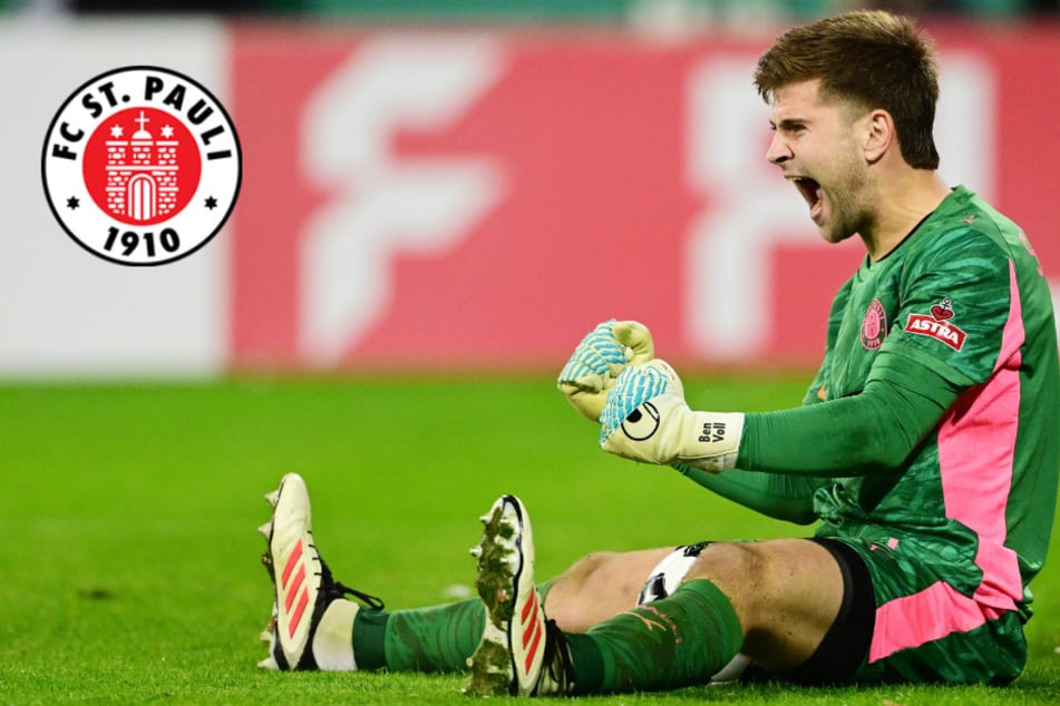 Matchwinner Ben Voll: St.-Pauli-Keeper pariert Kiezkicker ins DFB-Pokal-Achtelfinale