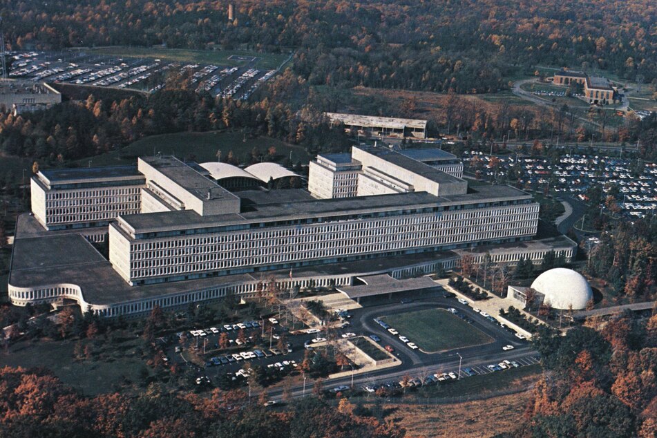 Law enforcement shot a suspect outside CIA headquarters on Monday evening.