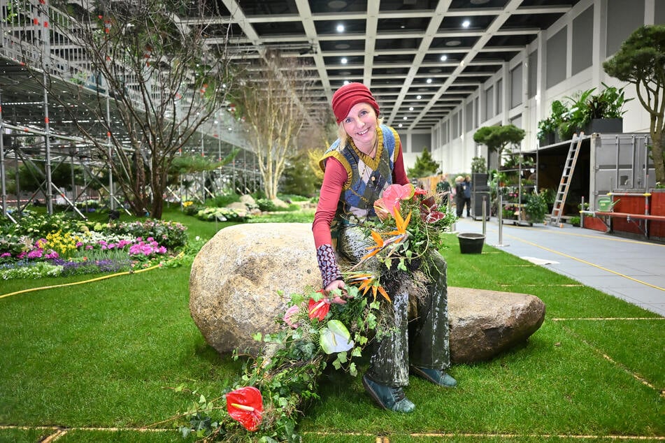 Mehr als 1500 Händler präsentieren sich in Berlin - zum Beispiel in der Blumenhalle.