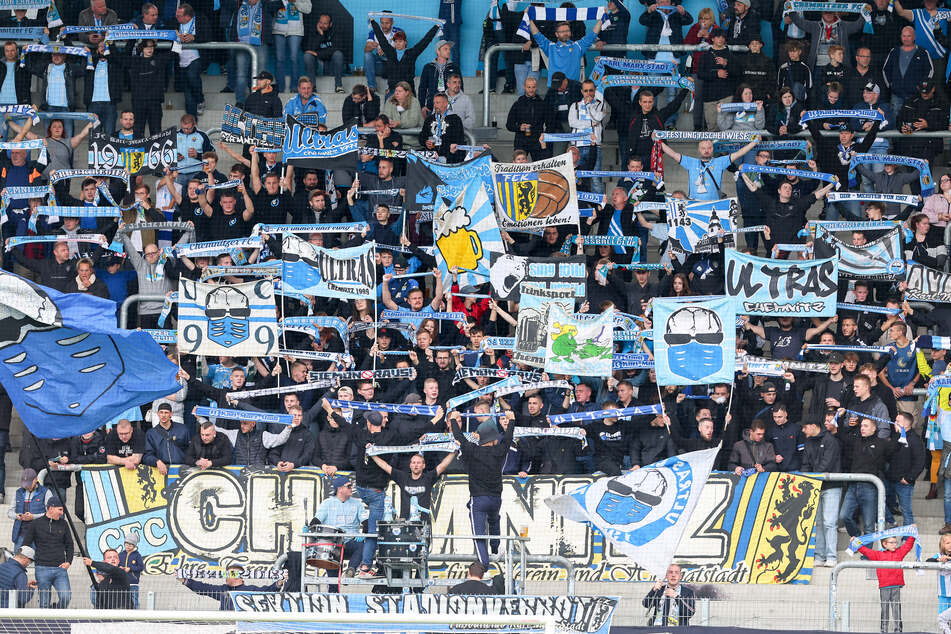 Zahlreiche CFC-Fans sorgten beim Spiel gegen den FSV Luckenwalde für Stimmung.