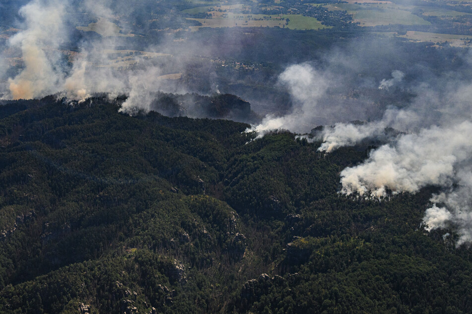 Waldbrände in der Sächsischen Schweiz: Steigende Temperaturen bereiten Sorgen