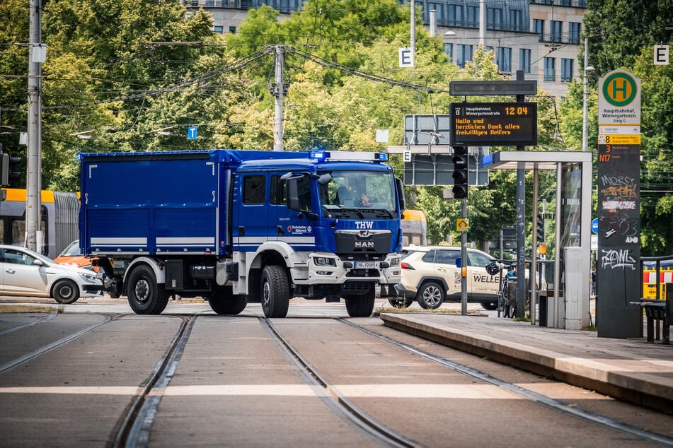 Dort unterstützte auch das Technische Hilfswerk (THW).