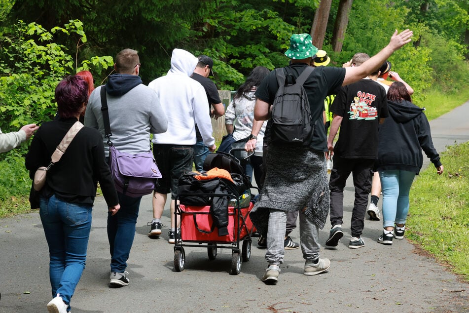 In Thüringen waren an "Männertag" zahlreiche Menschen unterwegs.