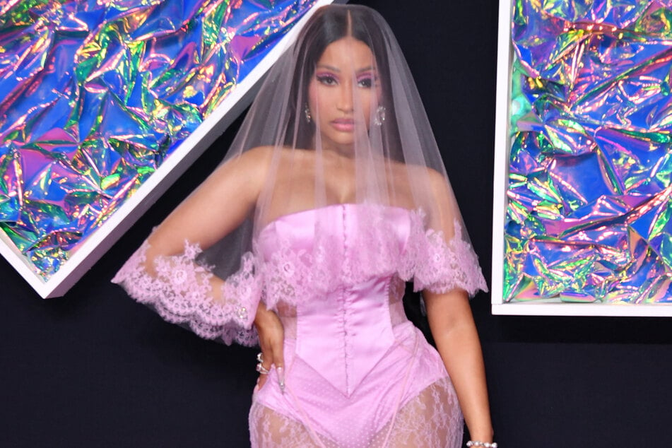 Nicki Minaj gave bridal Barbie vibes as the host of the 2023 MTV Video Music Awards.