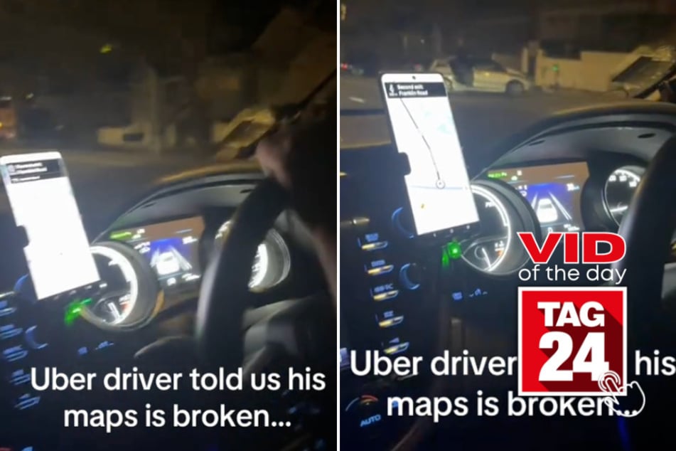 viral videos: Viral Video of the Day for December 28, 2024: Uber driver's "broken" maps app delivers comedy gold on TikTok!