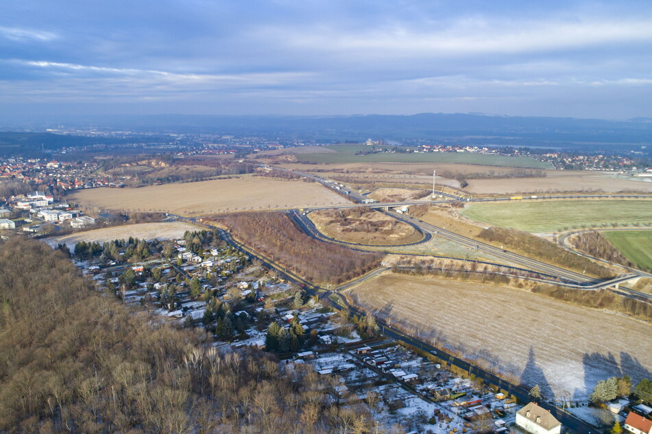 Der Standort des geplanten "IndustrieParks Oberelbe".