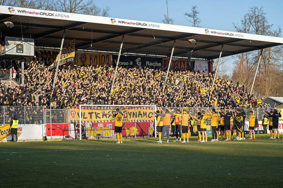 In der Rückrunde konnte die SGD die mitgereisten Fans noch nicht mit drei Punkten belohnen.