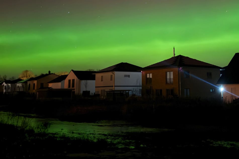 ... bevor er in ein grelles Grün getaucht wurde und man sich wie auf einem anderen Planeten vorkam.