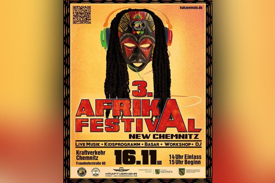 Am 16. November findet zum dritten Mal das Afrika-Festival im Chemnitzer Kraftverkehr statt.