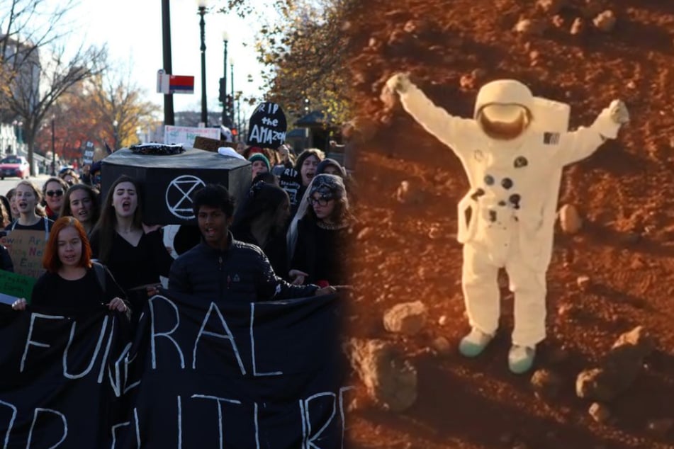 Fridays for Future dreht aufwendiges Mars-Video mit bissiger Botschaft