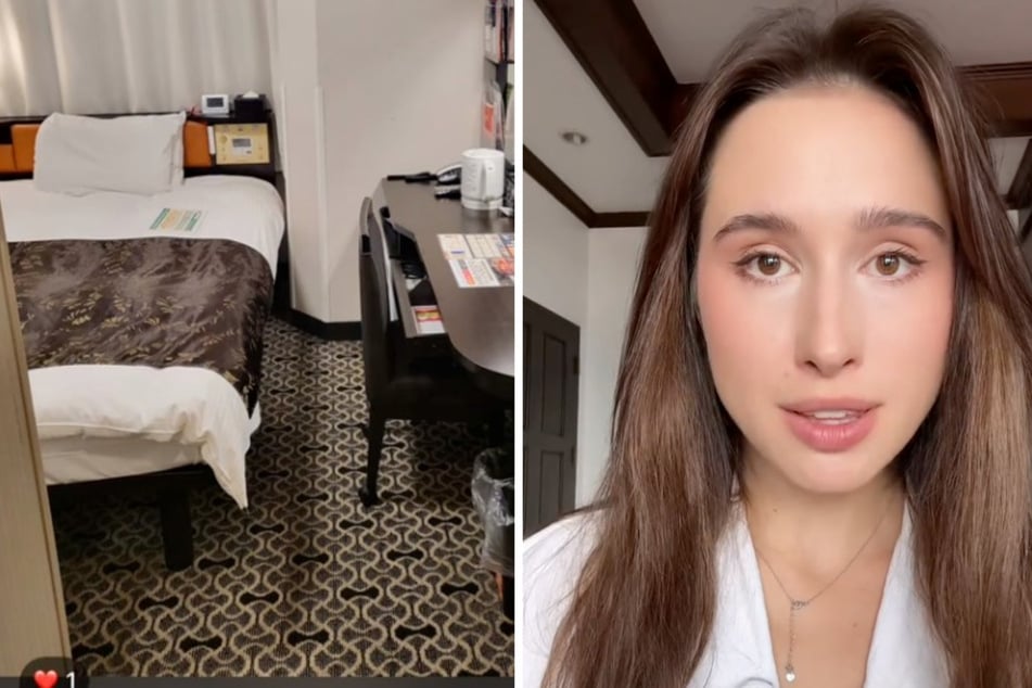 Tourist returns to hotel room: When she looks under the bed, she is struck by a blow