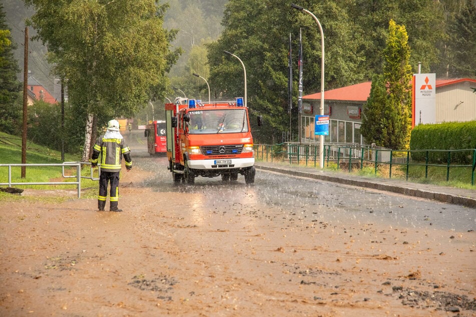 In Hermsdorf musste die Feuerwehr ausrücken.