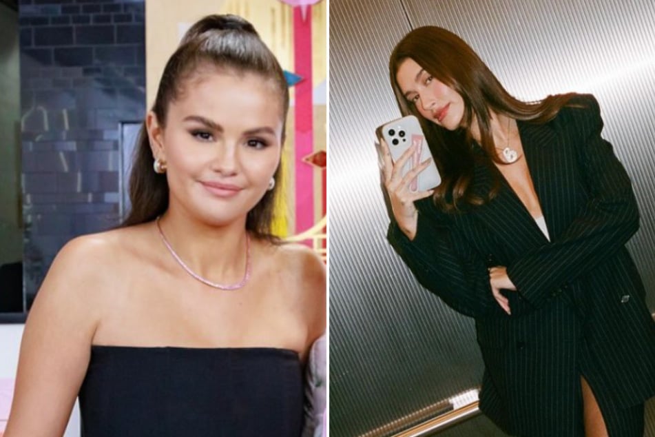 Selena Gomez (l.) and Hailey Bieber have continuously been pitted against each other online.