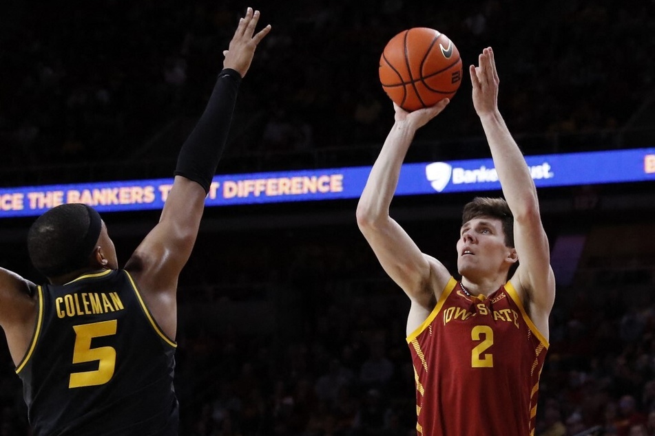 Caleb Grill (r) was shockingly dismissed from the Iowa State basketball program for "a failure to meet program expectations."