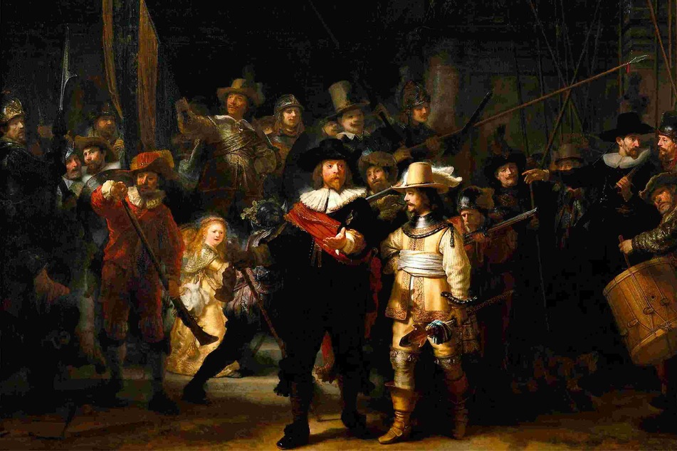 One of Rembrant's most famous paintings is The Night Watch, completed in 1642.