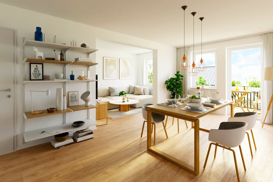 Diese schönen 4-Raum-Wohnungen in Plauen im Vogtland warten auf den Erstbezug nach der Sanierung.