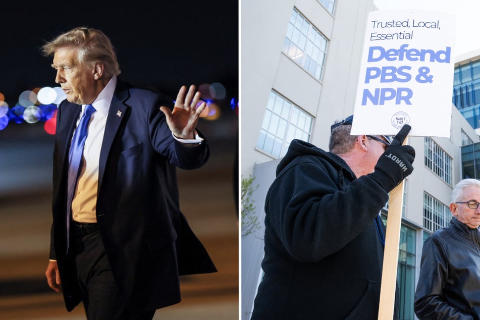 President Donald Trump on Thursday issued an executive order that would cut public funding for NPR and PBS.