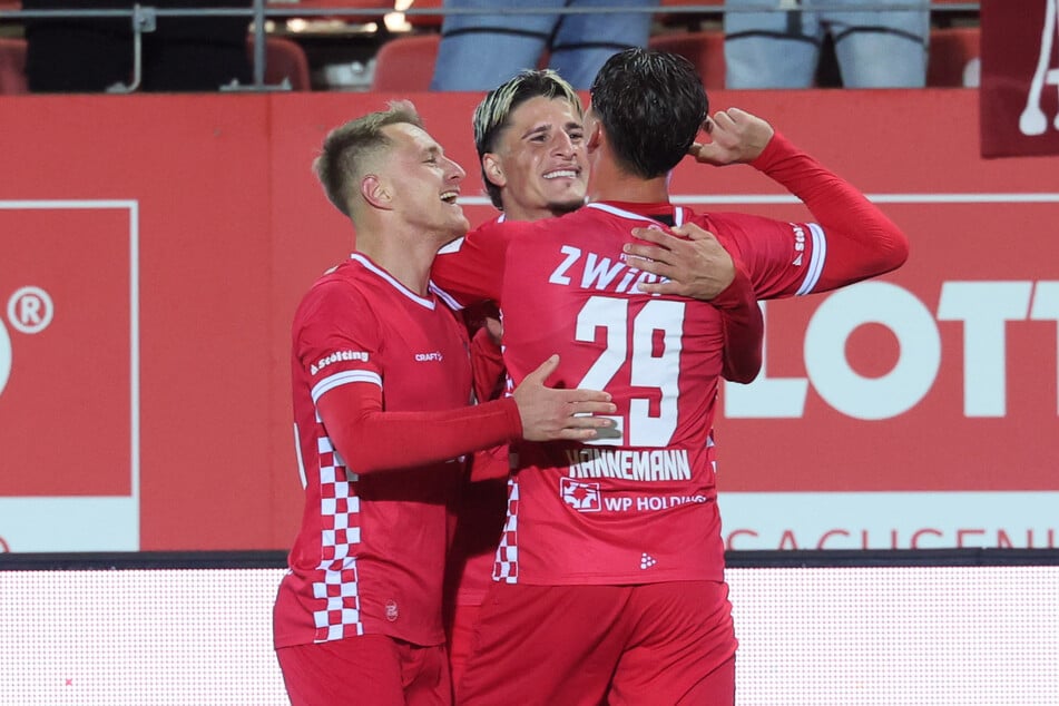 Bann gebrochen: Tim Hannemann schoss das 1:0.