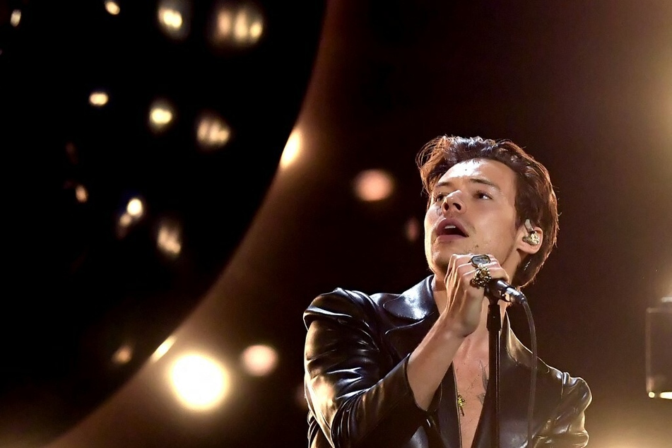 Harry Styles performing at the Grammy Awards in March.