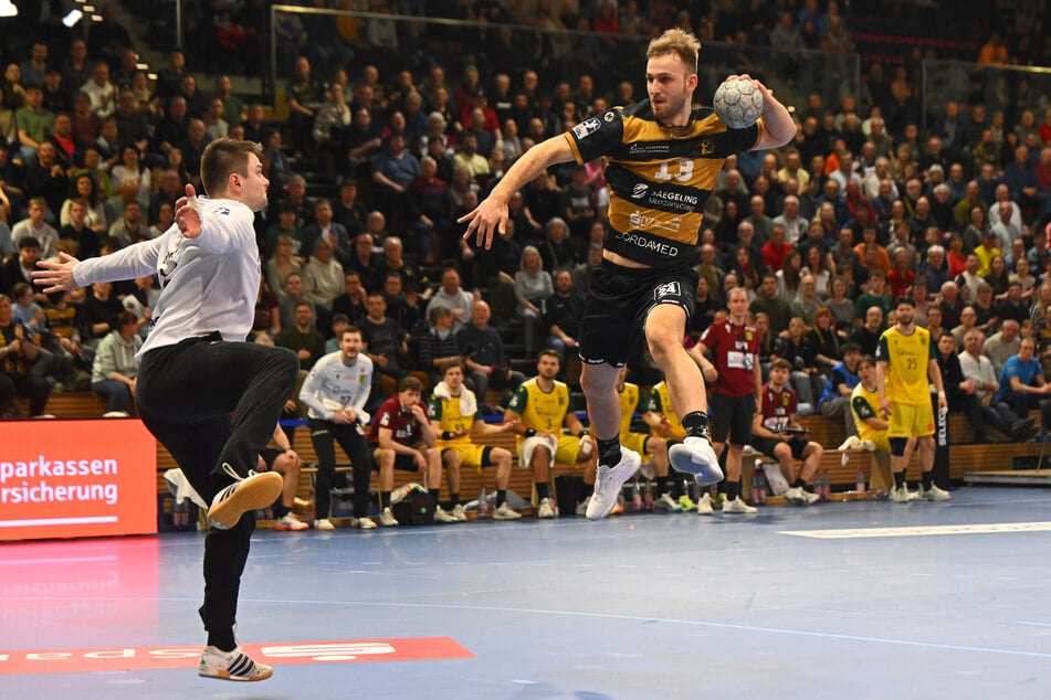 Der Sieg gegen Hagen wird Anton Preußner (21, r.) &amp; Co. ein Stück beflügelt haben.