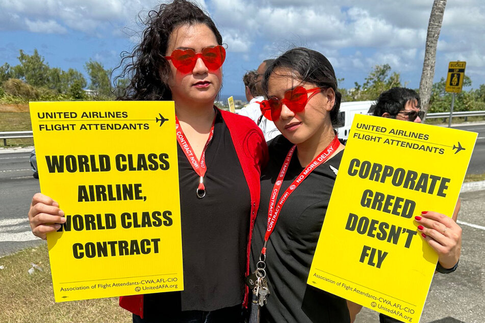 Flight attendants from major US airlines are picketing at over 30 airports as they demand better wages, benefits, and health and safety protections.