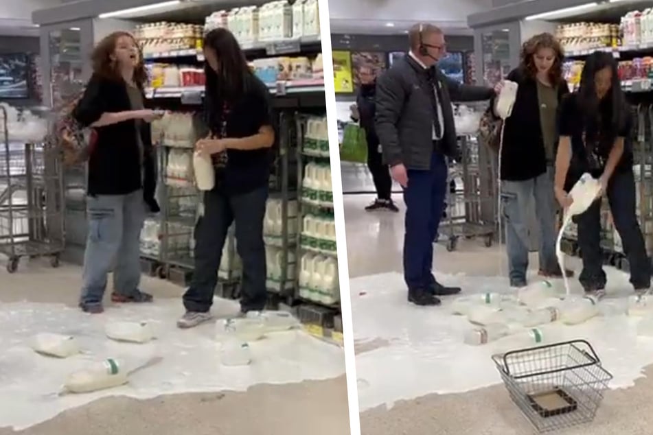 Milch in Läden ausgeschüttet: Vegan-Aktivisten sorgen mit Protesten für Aufregung