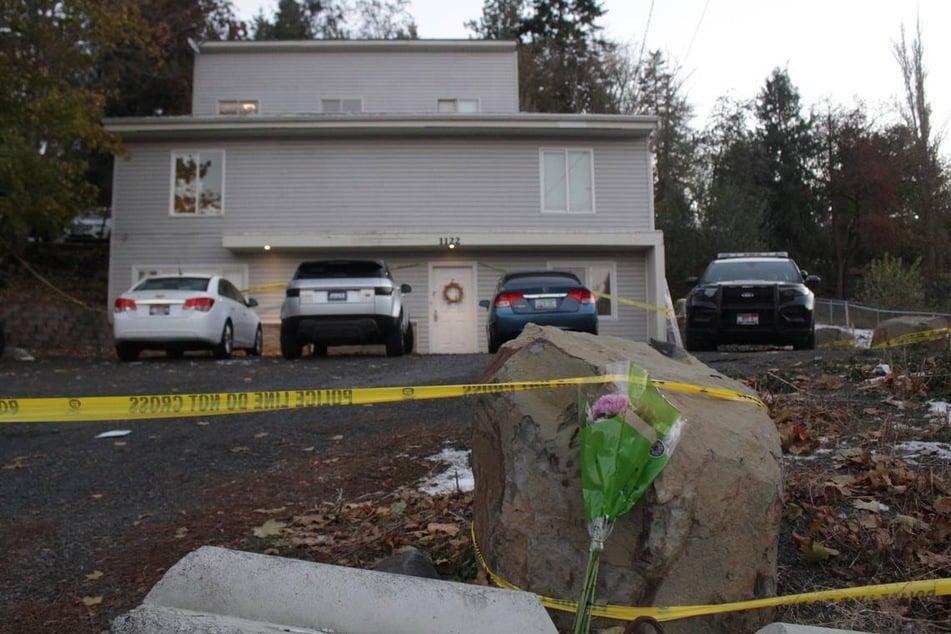 The house where the murders took place in Moscow, Idaho.