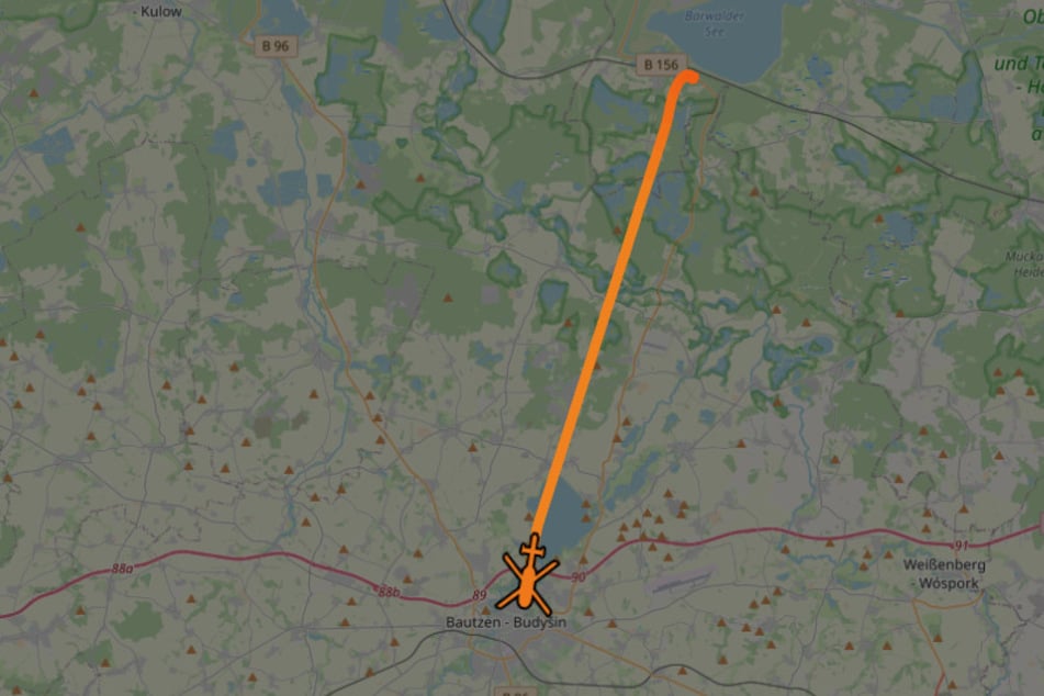 Rettungshubschrauber "Christoph 62" unterstützte den Verletzten-Transport in die Bautzner Oberlausitz-Kliniken.