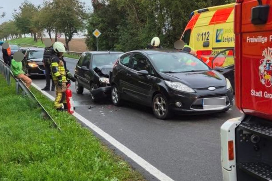 Zwei Schwerverletzte im Landkreis Leipzig: Citroën-Fahrer kracht auf Ford