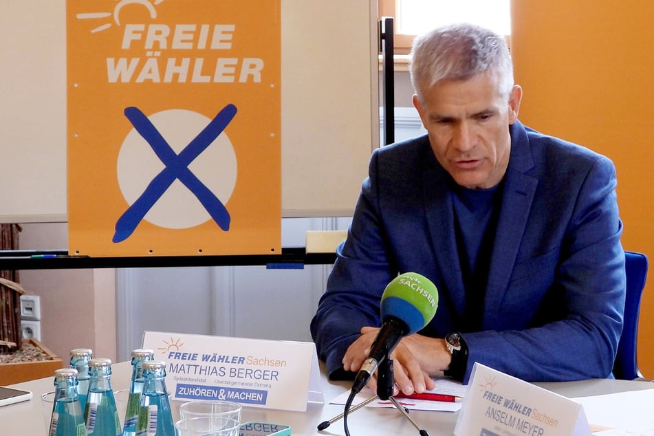 Sehr nachdenklich, aber auch kämpferisch verkündete Grimmas OB Matthias Berger (56) am Freitagmittag seinen Wechsel nach Dresden.