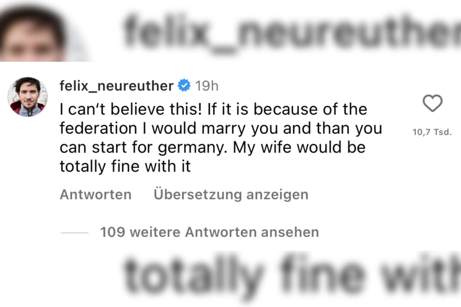 Die Fans sind sich einig: Neureuthers Idee ist eine hervorragende!