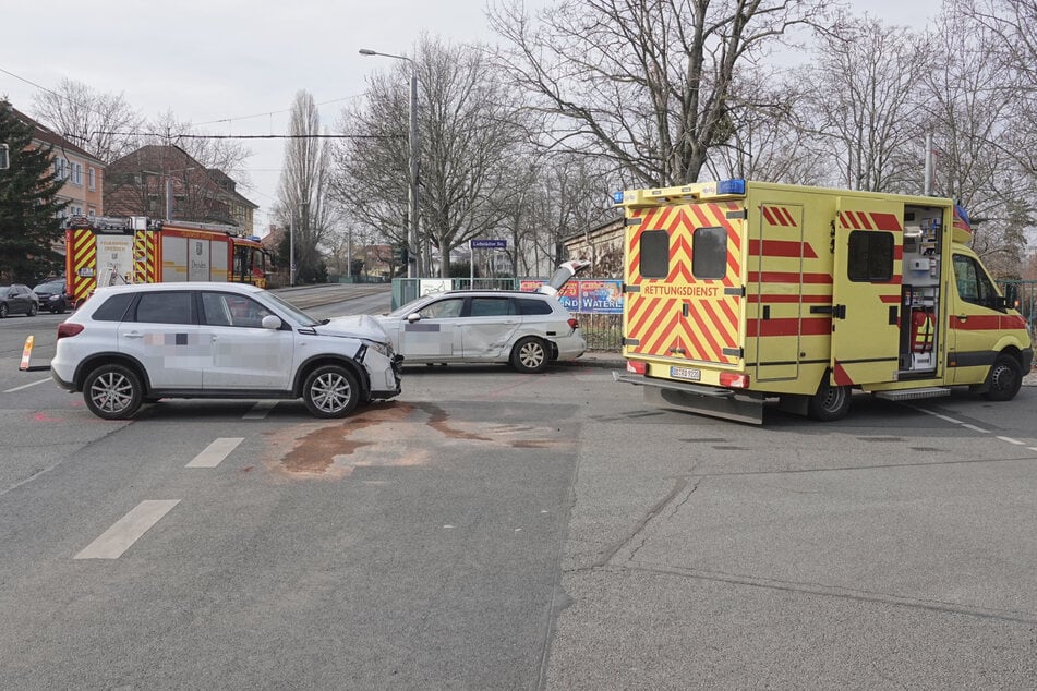 Auf der Kreuzung Bodenbacher Straße/Liebstädter Straße kam es am Mittag zu einem Unfall.