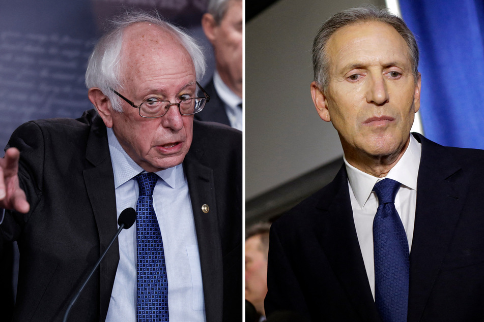 Starbucks interim CEO Howard Schultz (r) has agreed to testify on March 29.