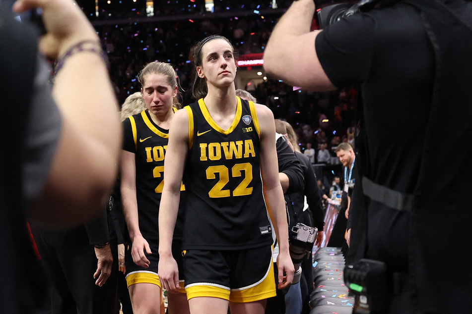 Iowa star Caitlin Clark focused on the positives after suffering disappointment in the NCAA championship game against South Carolina.
