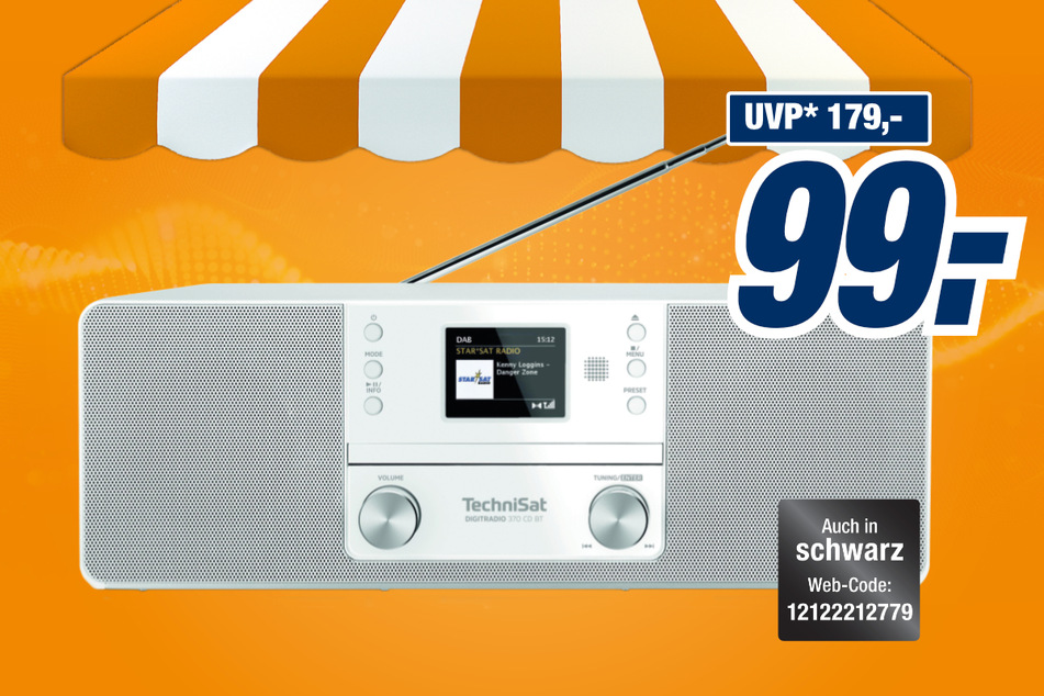 TechniSat Radio 370 CD: Das Rundum-Paket: DAB+ Radio mit Bluetooth, USB und CD-/MP3-Player.