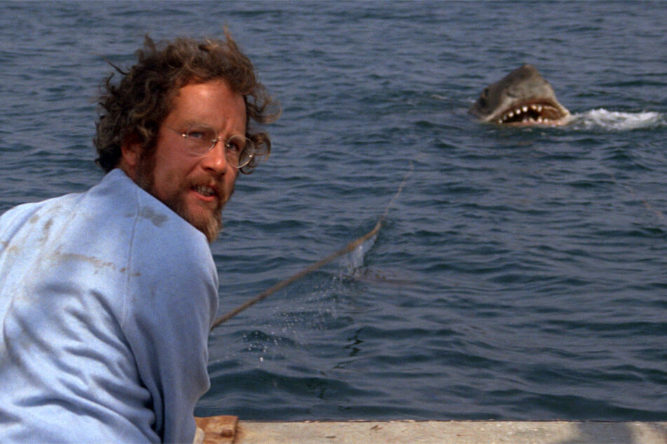 Richard Dreyfuss (75) als Matt Hooper in einer Szene des Films "Der weiße Hai" (1975).