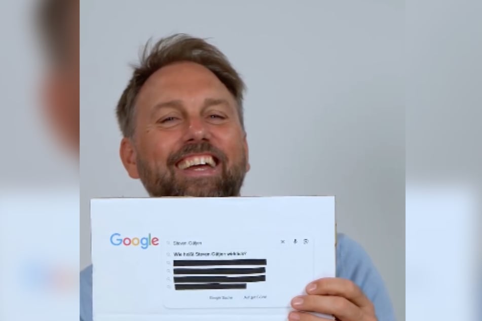 Steven Gätjen (52) se divirtió con la pregunta sobre su "verdadero" nombre.