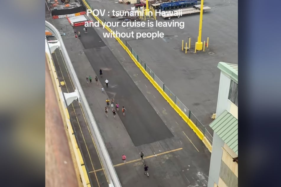 Viele Gäste schafften es nicht mehr rechtzeitig in den Hafen.
