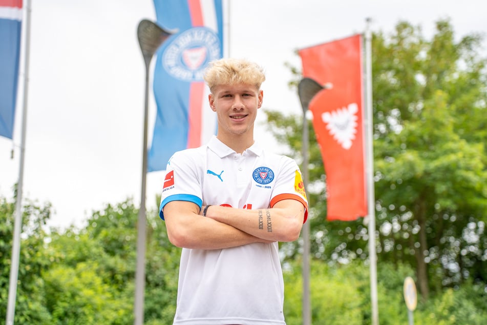 Luca Prasse (20) kickt künftig für die Störche aus Kiel.