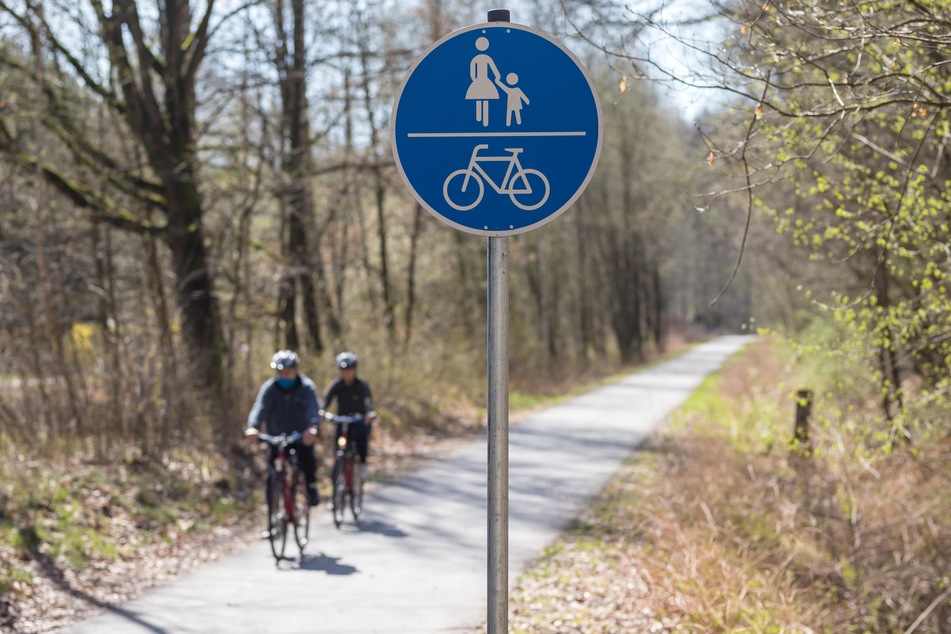 Der Chemnitztalradweg ist derzeit voll gesperrt.