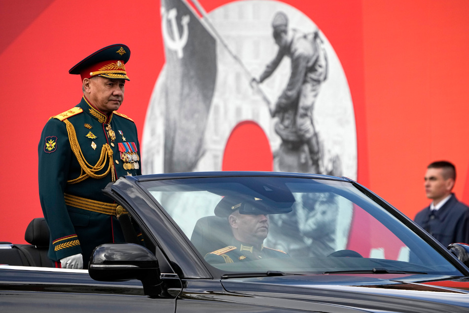 Der russische Verteidigungsminister Sergej Schoigu während der Militärparade zum Tag des Sieges in Moskau.