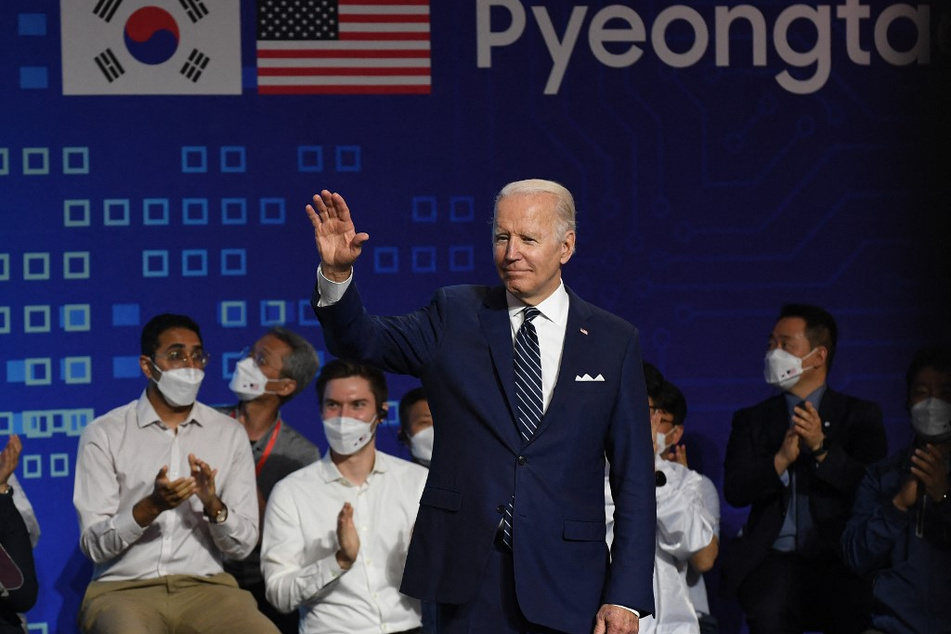 President Joe Biden arrived in Seoul, South Korea, on Friday to kick off his first tour of Asia since taking office.