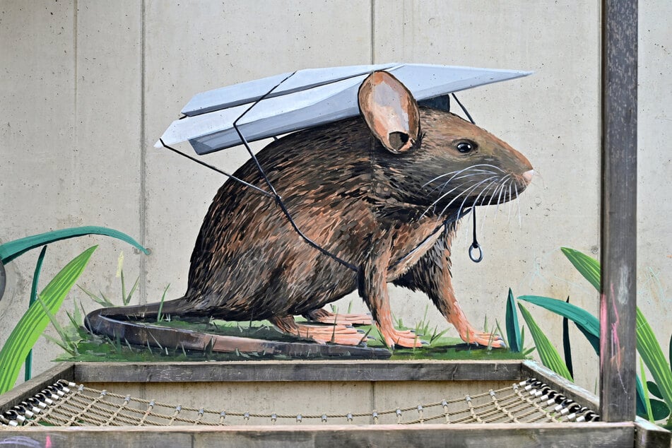 Solche Motive von Künstler Robert Richter dürfen die Kinder jetzt bestaunen.