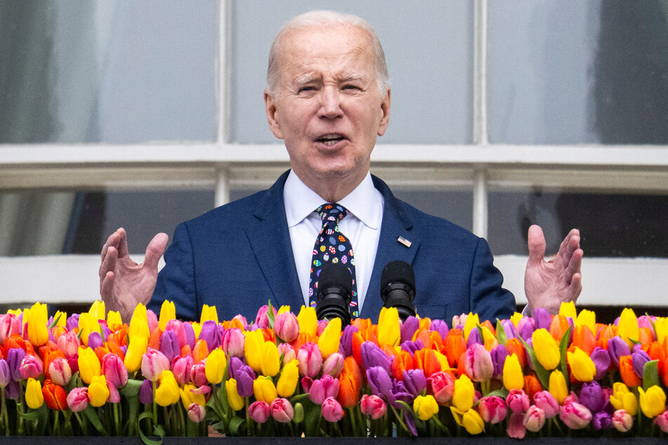 Joe Biden (pictured) currently paces ahead in fundraising compared to Donald Trump's re-election bid.