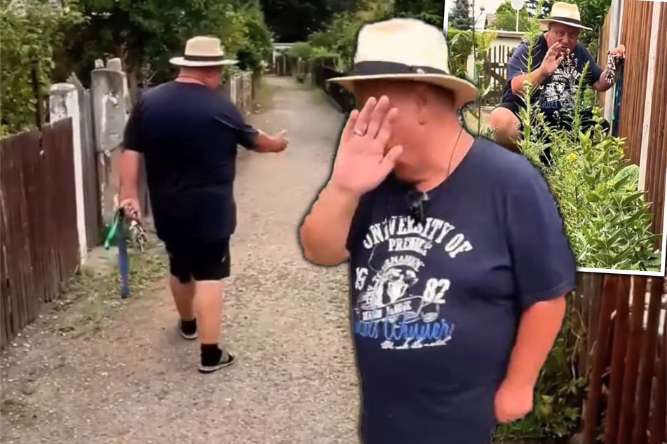Kleingartensheriff traut seinen Augen nicht: "Ach du Sch***"